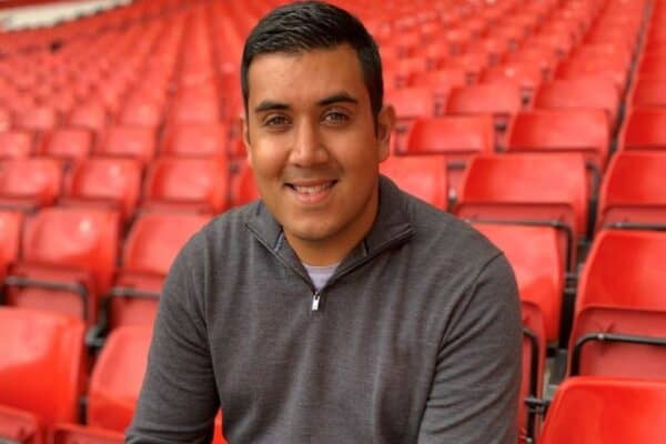 Rishi Jain, Liverpool’s senior manager equality, diversity and inclusion, believes a gay footballer coming out is not “a million miles away” (Credit: Liverpool FC)