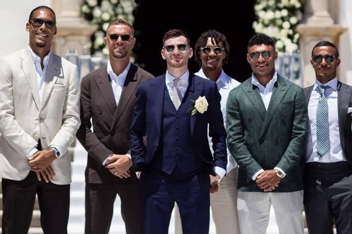 The best (and worst) dressed at Andy Robertson's wedding - as chosen by  Virgil! - Liverpool FC - This Is Anfield