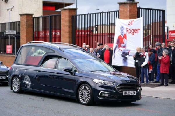 Roger Hunt funeral (Mike Egerton/PA)