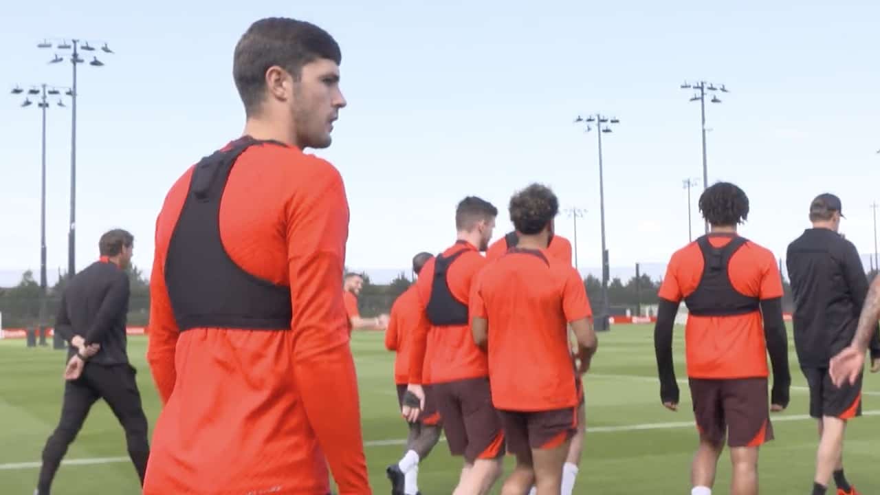 19-year-old striker makes rare outing in Liverpool first-team training - This Is Anfield