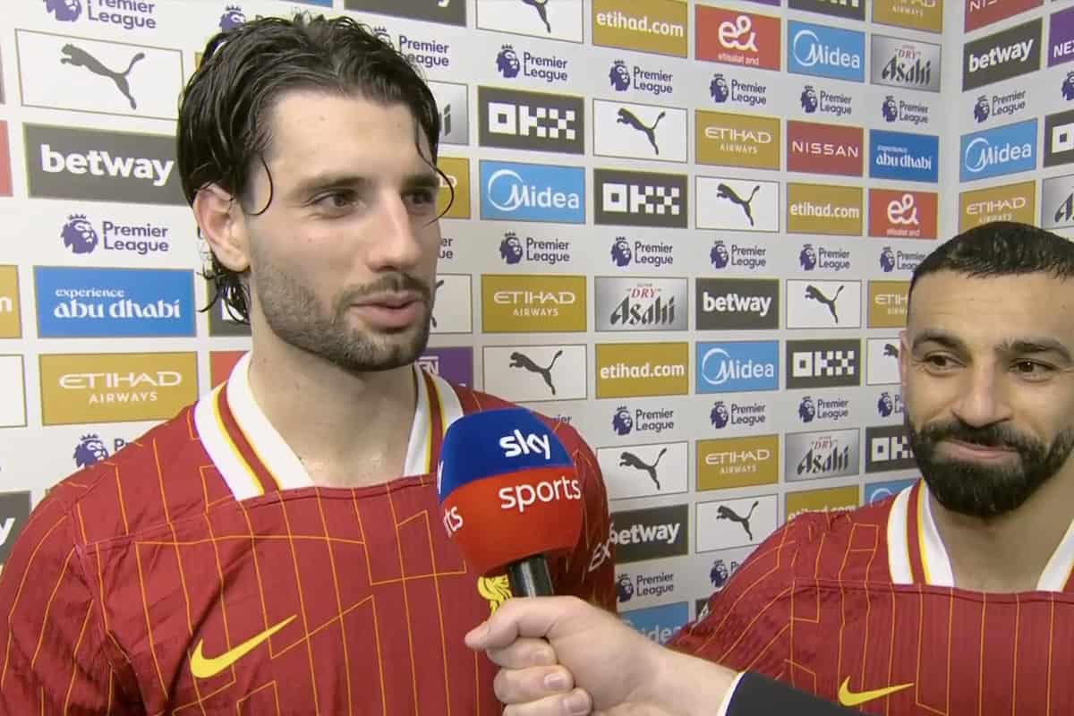 Dominik Szoboszlai couldn’t hear ‘we’re gonna win the league’ chants – “I’m so tired!”