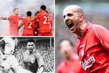Goodison derbies collage