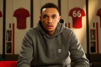Trent Alexander-Arnold leaving message screenshot