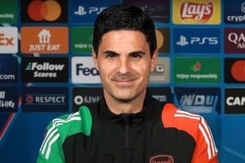 Mikel Arteta screenshot press conference