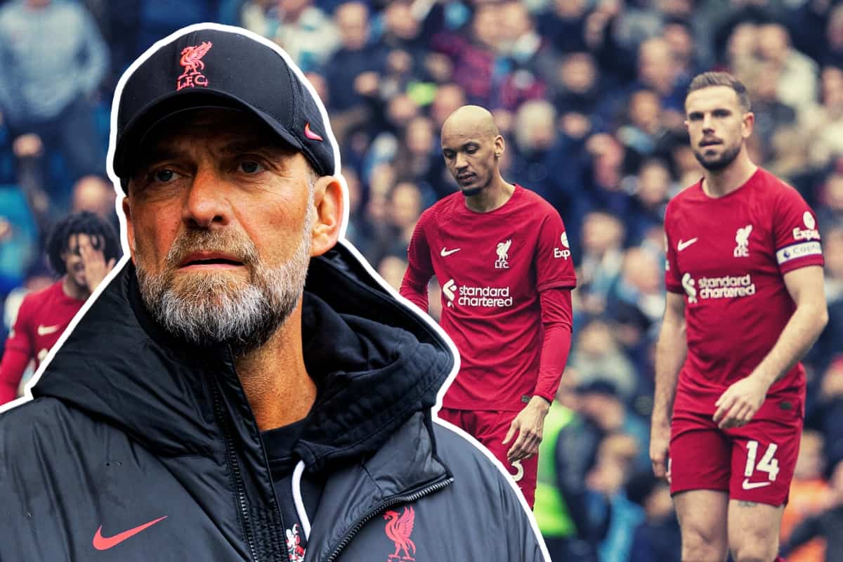 Hanya 7% dari lini tengah Liverpool yang berada di ‘usia prima’ musim ini