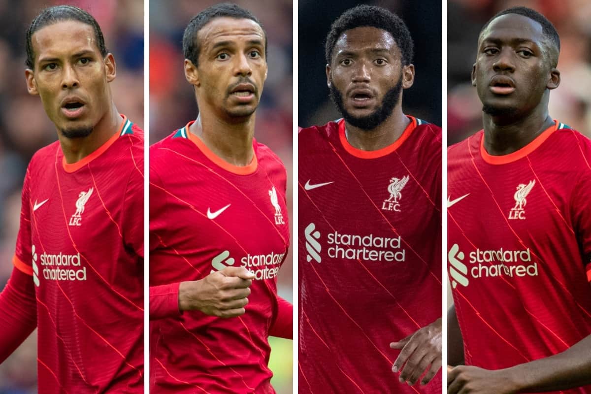 Liverpool have four decent centre-back options at the minute.