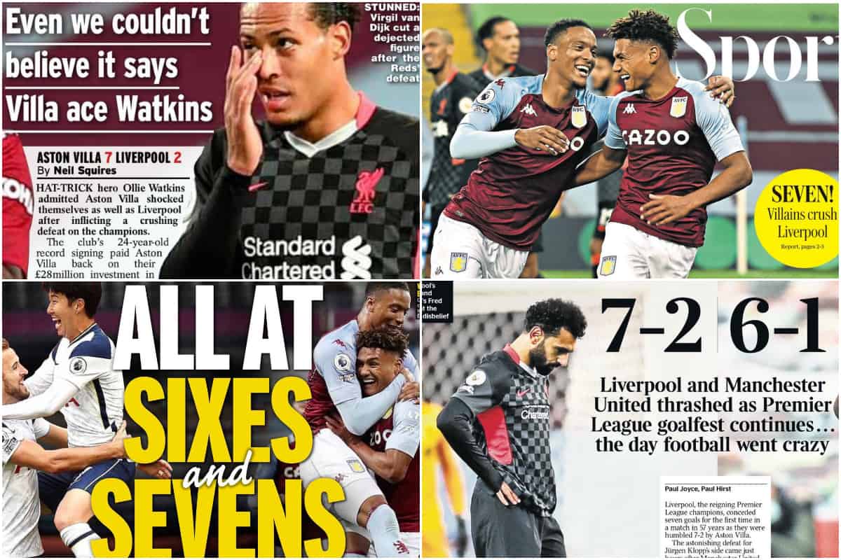 “Historic humiliation” for Reds on “worst night of Klopp’s reign