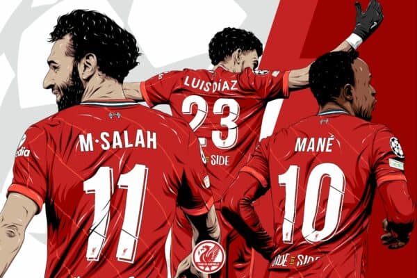 Salah, Diaz, Mane graphic (Image: TIA / Ferry Kresna)