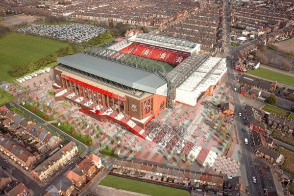 Main Stand Expansion / Redevelopment (Photo: Liverpool FC)