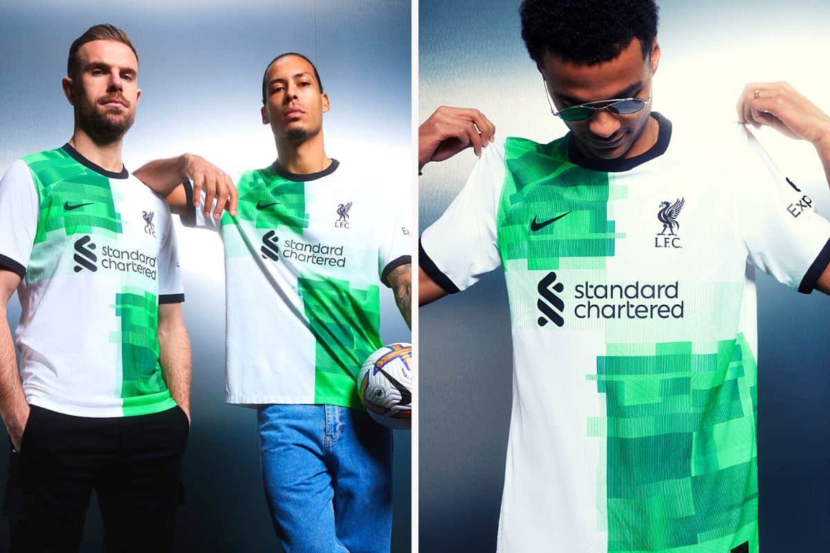 Nike Liverpool 23/24 Stadium Away Jersey - White / Green