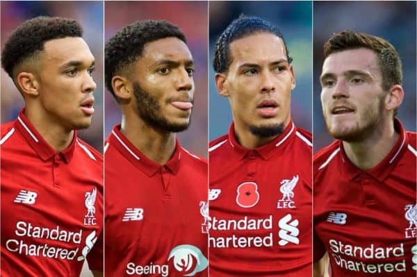 back four defence trent gomez virgil robertson