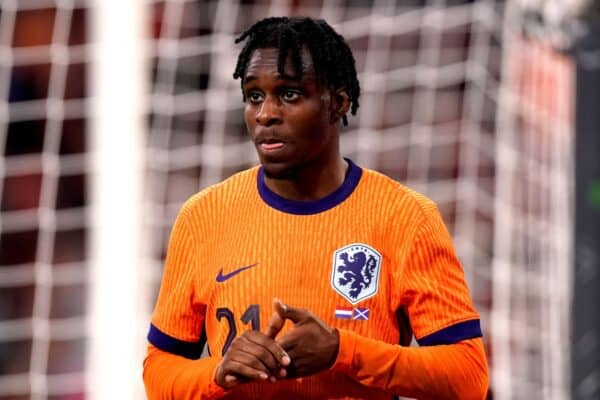 Jeremie Frimpong, Netherlands pictured (Joris Verwijst/PA)