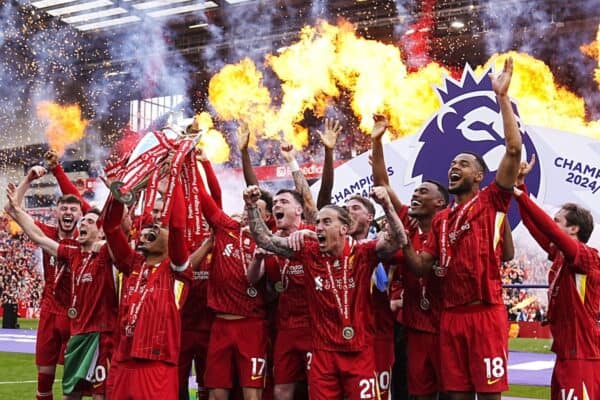 Liverpool won a second Premier League title in 35 years (Peter Byrne/PA)