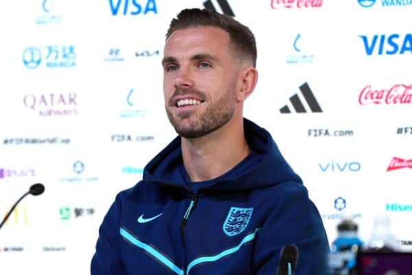 Jordan Henderson is solely focused on England’s game against Senegal (Martin Rickett/PA)