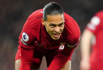 Virgil van Dijk Liverpool Wolves PA
