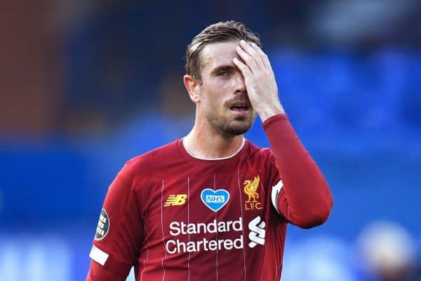 A lack of cutting edge frustrated Liverpool captain Jordan Henderson (Peter Powell/NMC Pool)