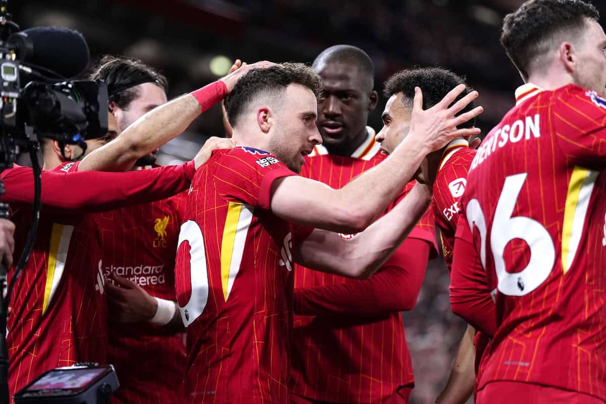 Diogo Jota scored the only goal of the game as Liverpool secured a 1-0 win against Everton (Peter Byrne/PA)