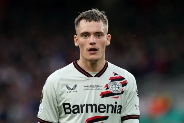 Bayer Leverkusen forward Florian Wirtz (Brian Lawless/PA)