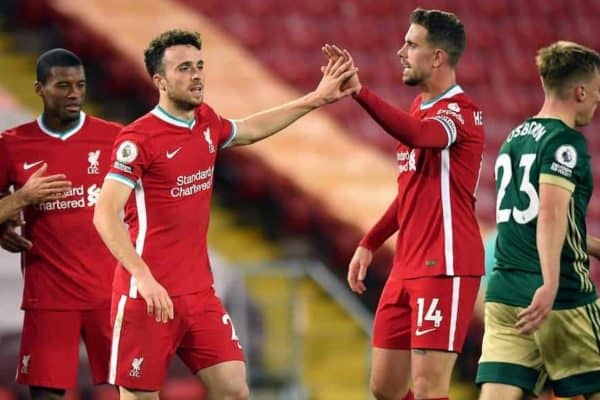 Diogo Jota sealed victory for Liverpool (Stu Forster/PA)