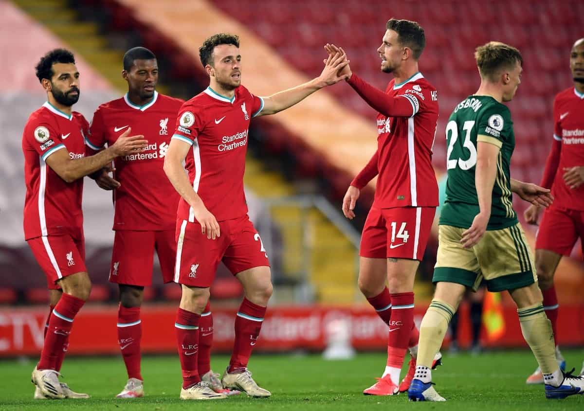 Diogo Jota sealed victory for Liverpool (Stu Forster/PA)