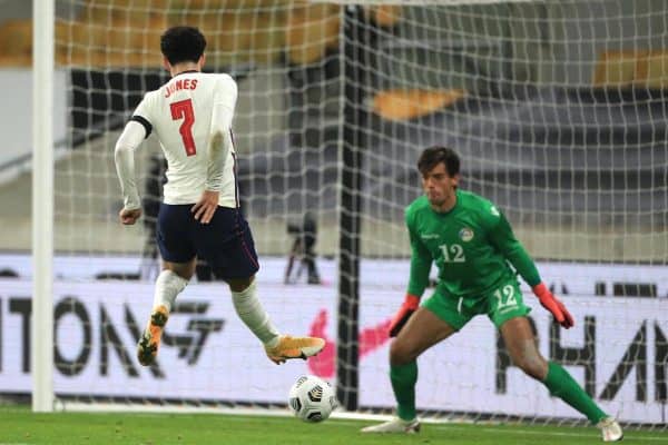 Curtis Jones opened the scoring in England Under-21s’ win over Andorra. (Mike Egerton/PA)