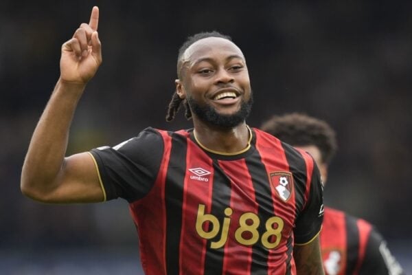 Antoine Semenyo scored twice for Bournemouth