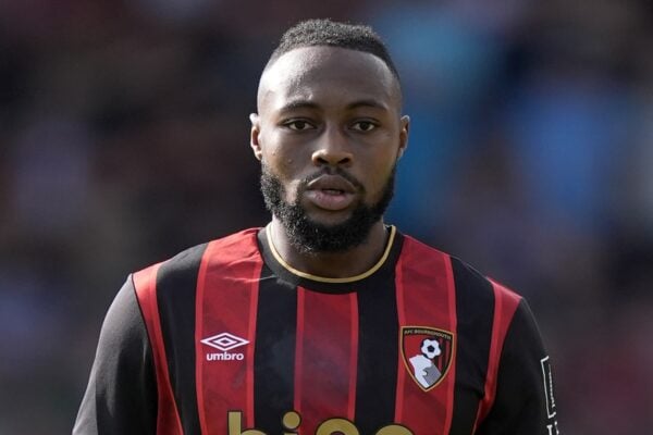 Bournemouth's Antoine Semenyo during a pre-season friendly match at Vitality Stadium, Bournemouth. Picture date: Saturday August 9, 2025.