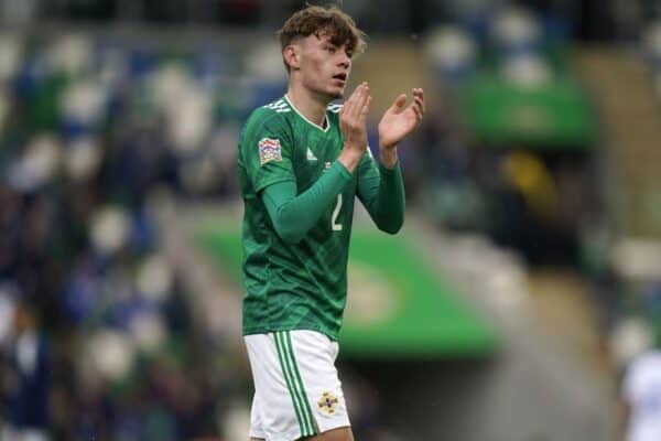 Conor Bradley wants to take the next step with Northern Ireland after impressing on loan at Bolton (Niall Carson/PA)