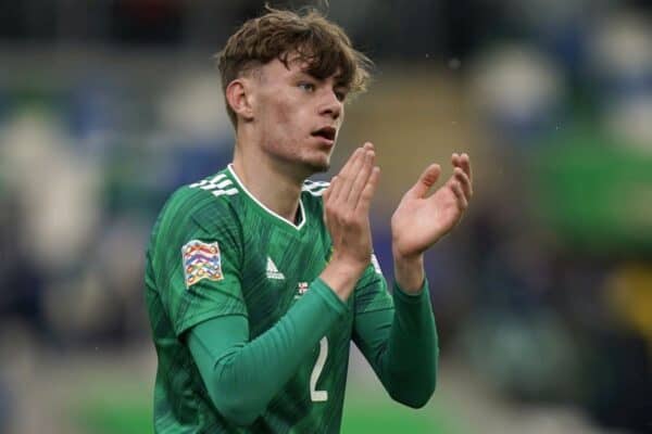 Conor Bradley wants to take the next step with Northern Ireland after impressing on loan at Bolton (Niall Carson/PA)