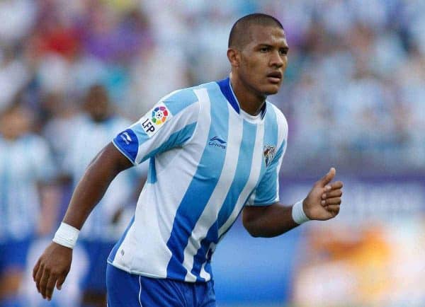 28.08.2010, Estadio La Rosaleda, Malaga, ESP, Primera Division, FC Malaga vs FC Valencia, im Bild Salomon Rondon the Malaga forward in action. EXPA Pictures © 2010, PhotoCredit: EXPA/ M. Gunn