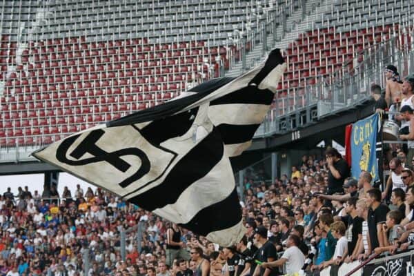 13.07.2011, Wörtherseestadion, Klagenfurt, AUT, CL-Qualifiers, SK Sturm Graz vs. Szekesfehervar Videoton FC, im Bild Sturm-Fans, EXPA Pictures © 2011, PhotoCredit: EXPA/ Erwin Scheriau