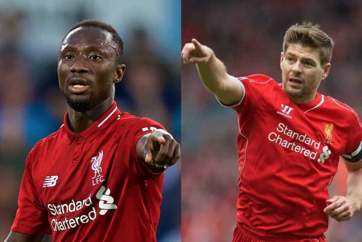 I wanted to be like him Naby Keita proud to be wearing Steven Gerrard s No.8 shirt at Liverpool Liverpool FC This Is Anfield