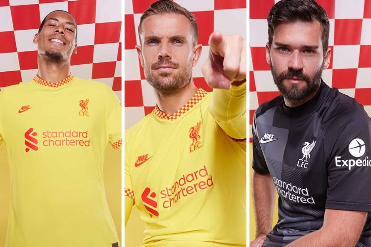 lfc yellow away kit