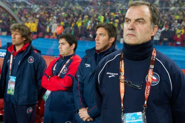 Head coach of Chile Marcelo Bielsa during the 2010 FIFA World Cup South Africa. EXPA Pictures © 2010, PhotoCredit: EXPA/ Sportida/ Vid Ponikvar +++ Slovenia OUT +++